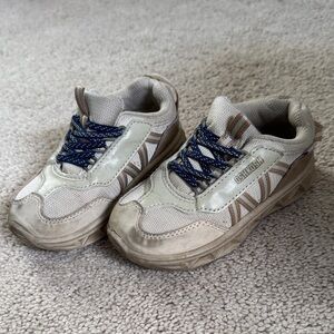 OshKosh B'gosh Kids Tan and Navy Sneakers